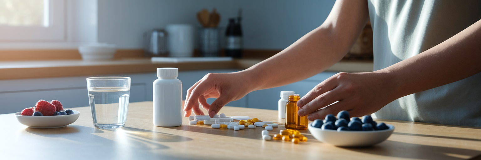 persona organizando medicamentos antes de cirugia 1768671359