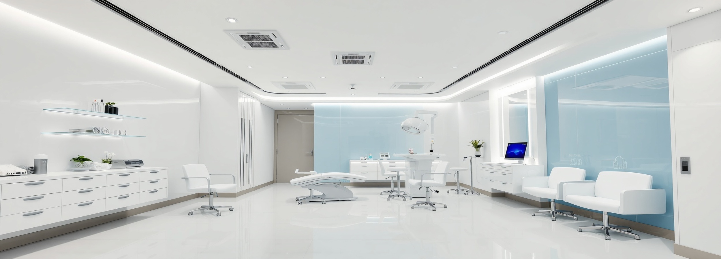 Clínica de cirugía plástica premium en Mallorca, ambiente médico profesional para liposucción abdominal