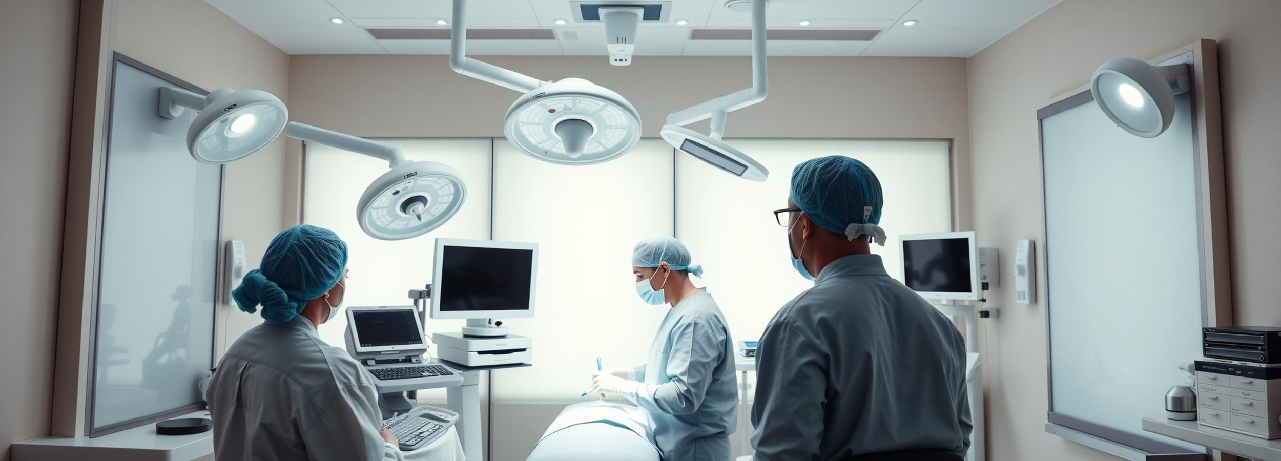 Liposucción de Alta Definición en Mallorca: Técnica, Candidatos y Resultados | Mallorca Medical Group 9 Cirujano plástico realizando liposucción de alta definición en quirófano clínico profesional — Mallorca Medical Group
