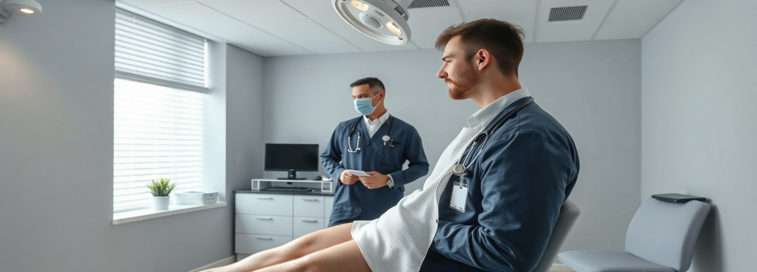 Entorno clínico premium de cirugía plástica masculina en Mallorca Medical Group — liposucción y contorno corporal masculino con el Dr. García Ceballos FCCP