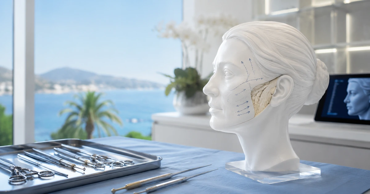 Lifting facial en Mallorca · Deep Plane y acceso posterior · Dr. García Ceballos