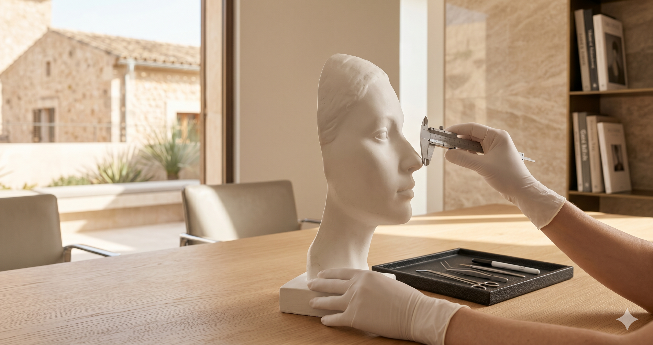 Rhinoplasty in Mallorca with Dr. García Ceballos · Duvet technique