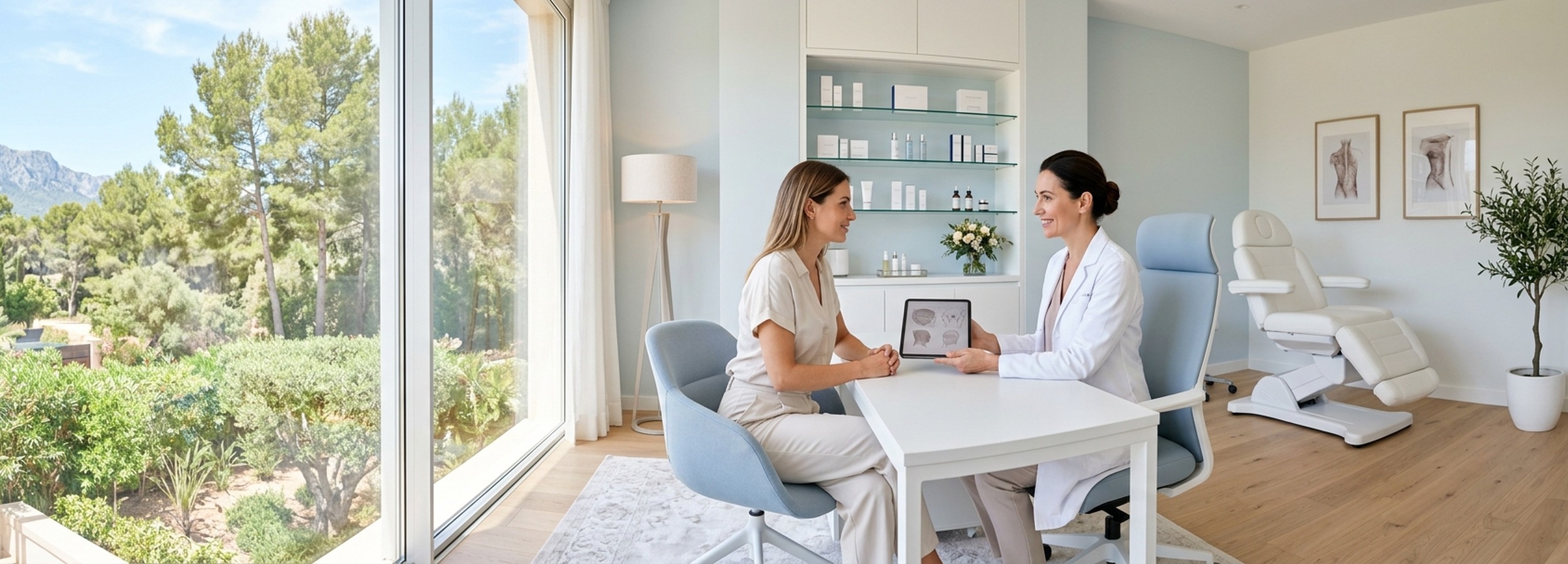 Opiniones sobre Tratamientos Estéticos en Mallorca: Guía para Elegir con Criterio Médico 1 Consulta médica personalizada en clínica de cirugía plástica y medicina estética en Mallorca — Mallorca Medical Group