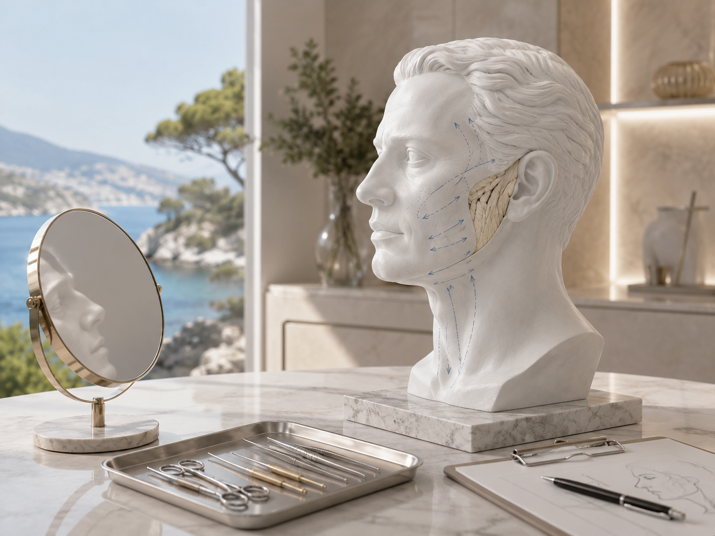 Men's Facelift in Mallorca · Minimally Invasive Deep Plane Technique · Dr. García Ceballos